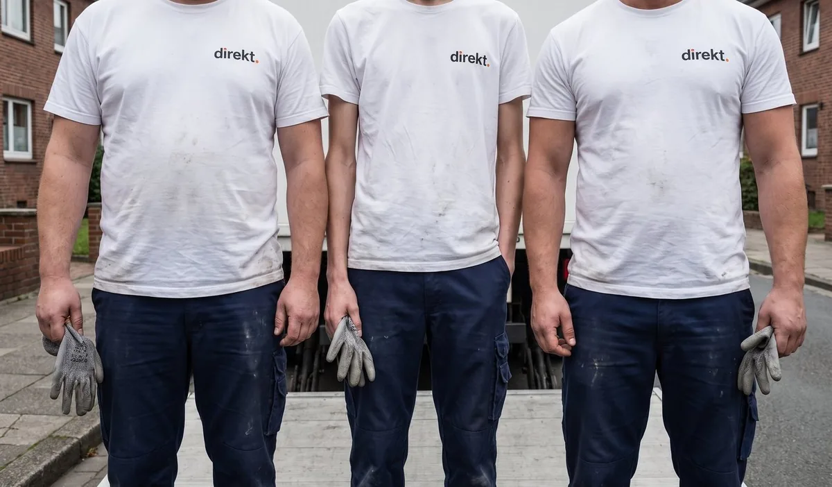 Team von direkt. vor dem 7,49-Tonner am Standort Fahrdorf